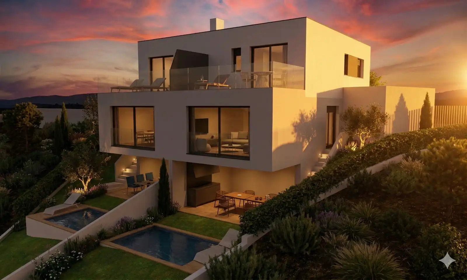 Exterior view of Detached homes for sale in Ullastrell  with Air Conditioner, Heating and Private garden