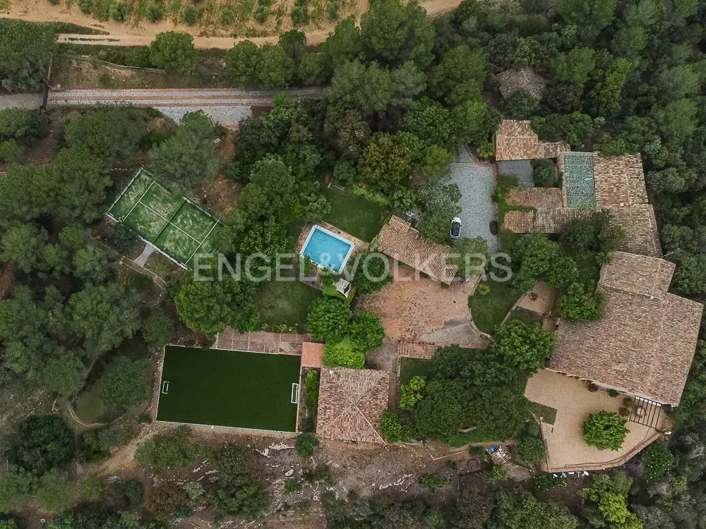 Country house zur Miete in El Bruc mit Klimaanlage, Heizung und Privatgarten