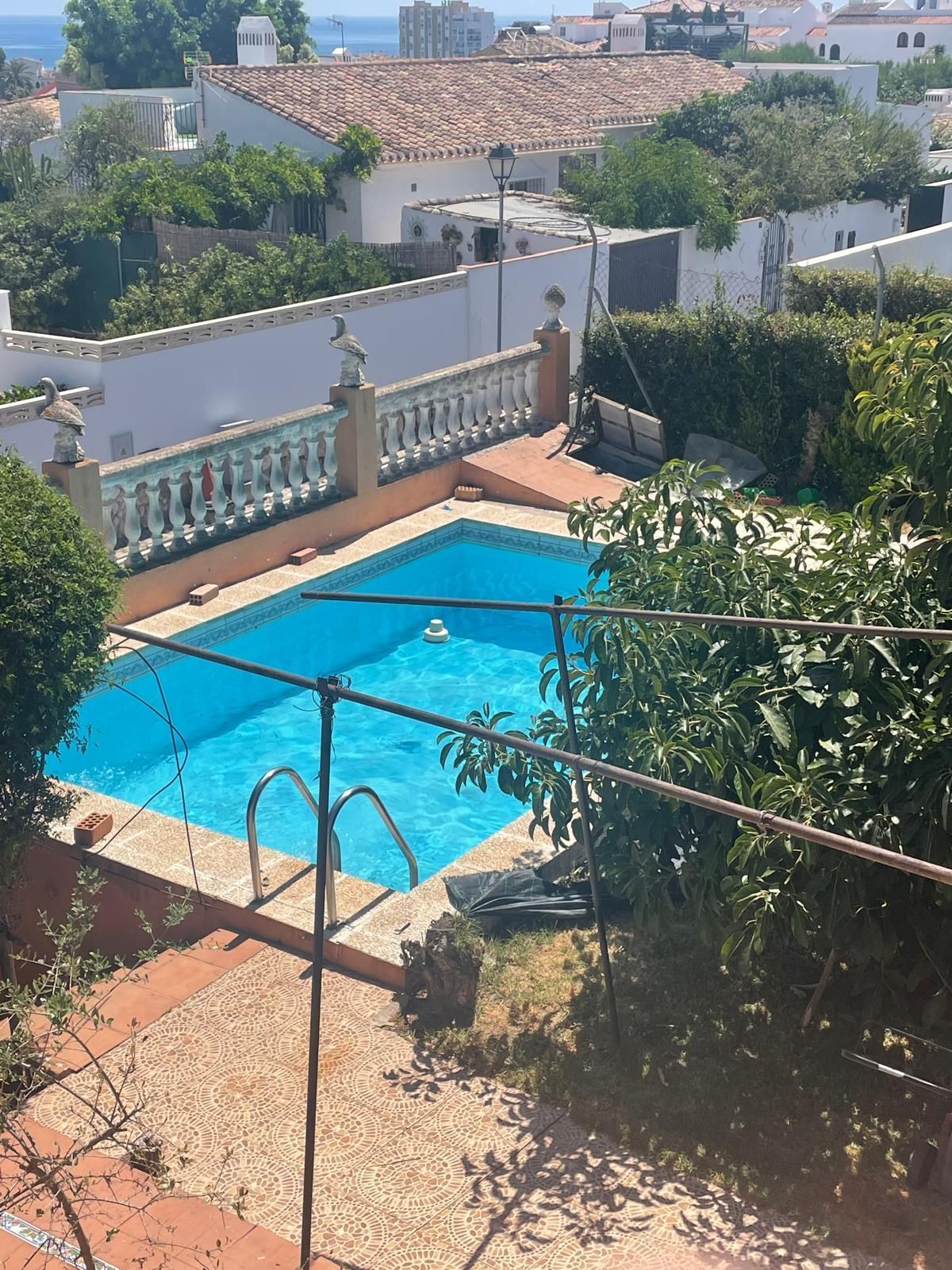 Piscina de Casa o xalet en venda en Mijas amb Jardí privat, Terrassa i Piscina