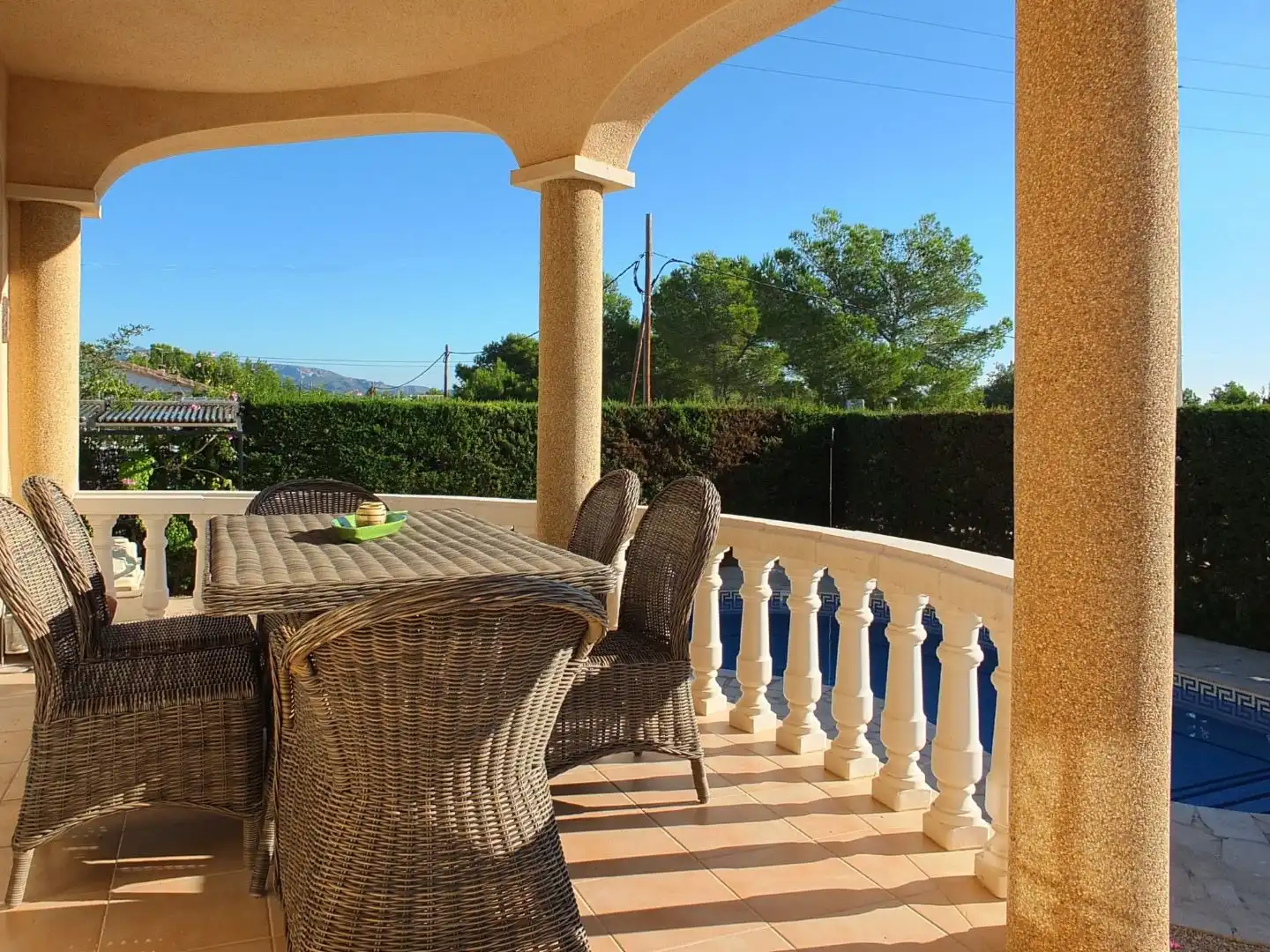 Terrassa de Casa o xalet en venda en L'Ametlla de Mar  amb Aire condicionat, Terrassa i Piscina