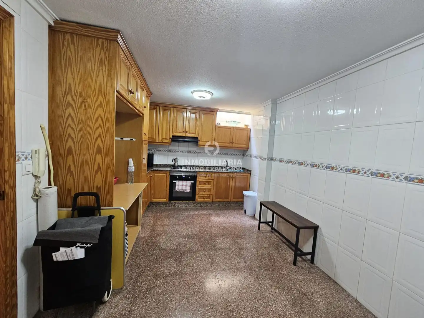 Kitchen of Houses for sale in Aspe  with Air Conditioner, Terrace and Storage room