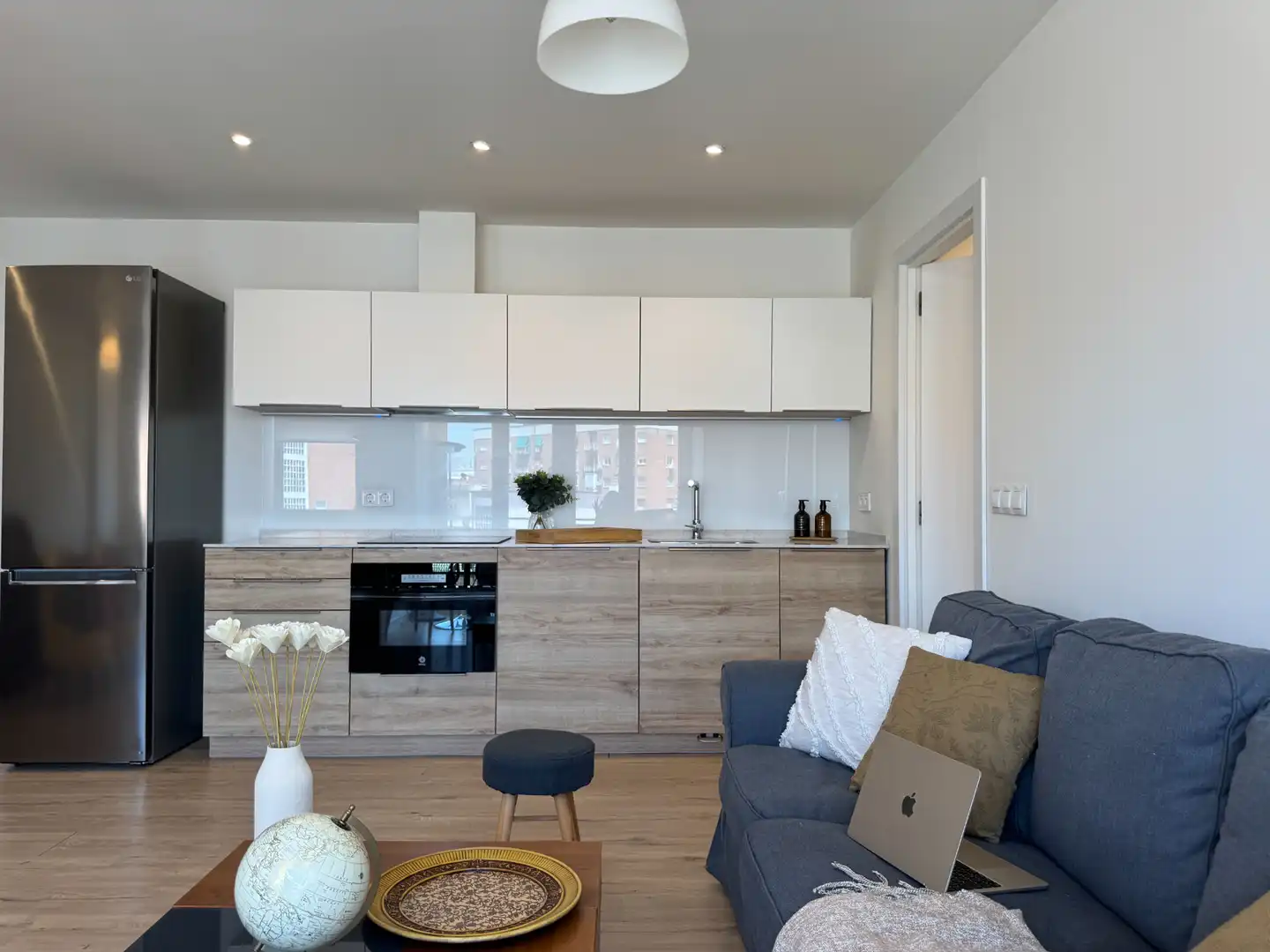 Küche von Wohnung zur untervermieten in Madrid mit Klimaanlage, Heizung und Möbliert