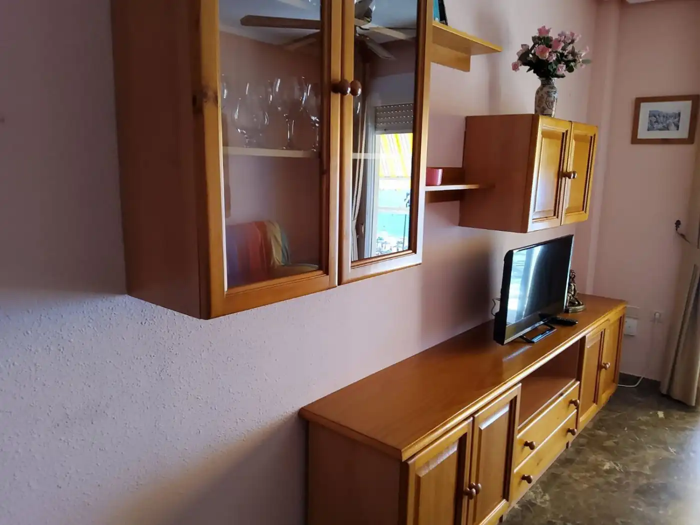 Sala de estar de Piso de alquiler en Fuengirola con Terraza y Amueblado