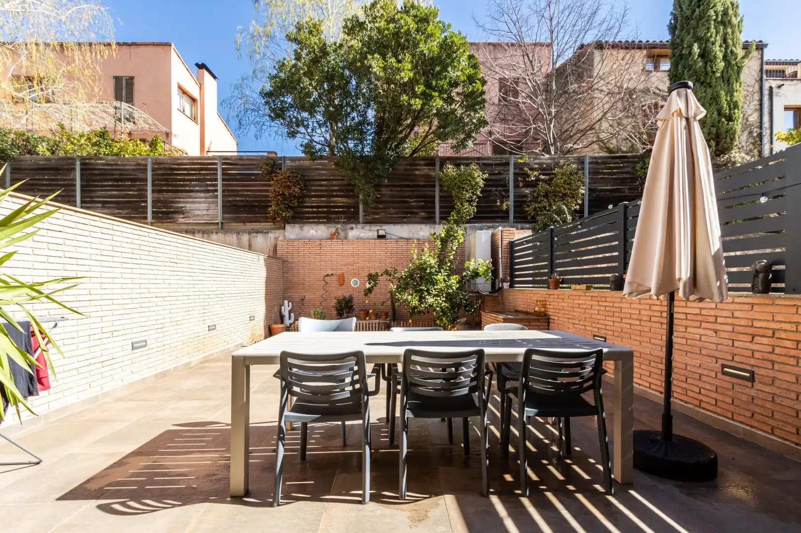 Terrace of Flat for sale in Sant Llorenç Savall  with Heating, Private garden and Parquet flooring