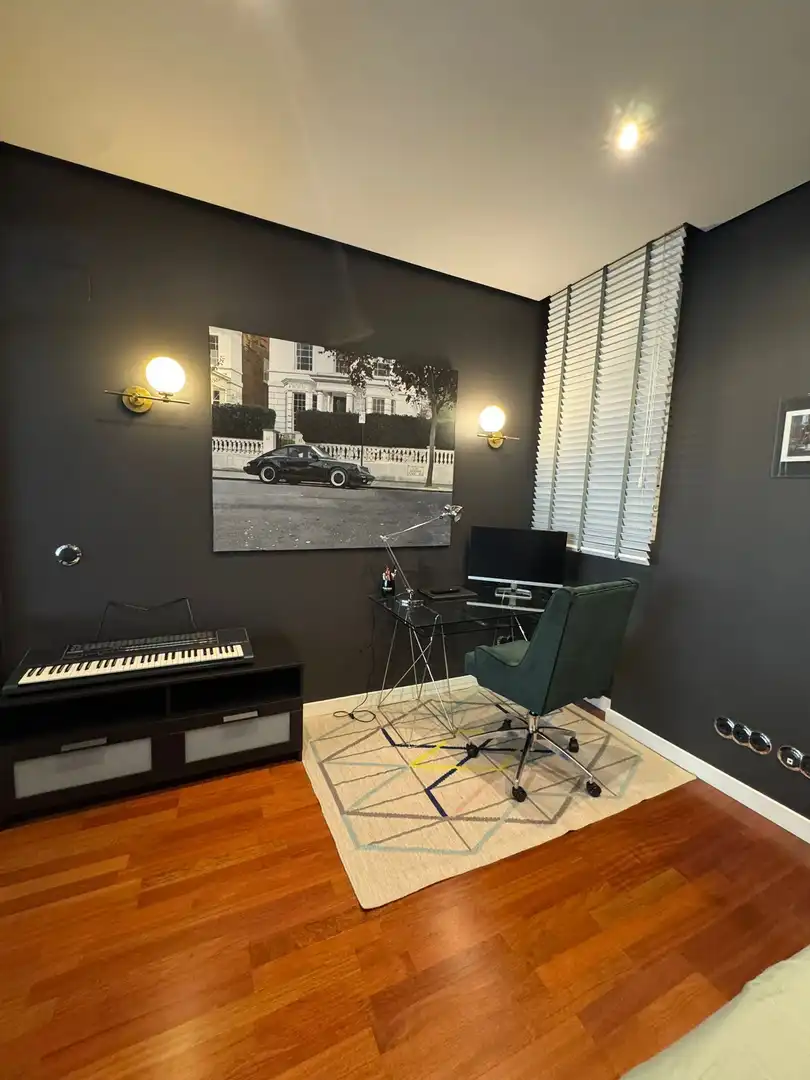 Wohnzimmer von Wohnung zur Miete in Madrid mit Klimaanlage, Heizung und Möbliert