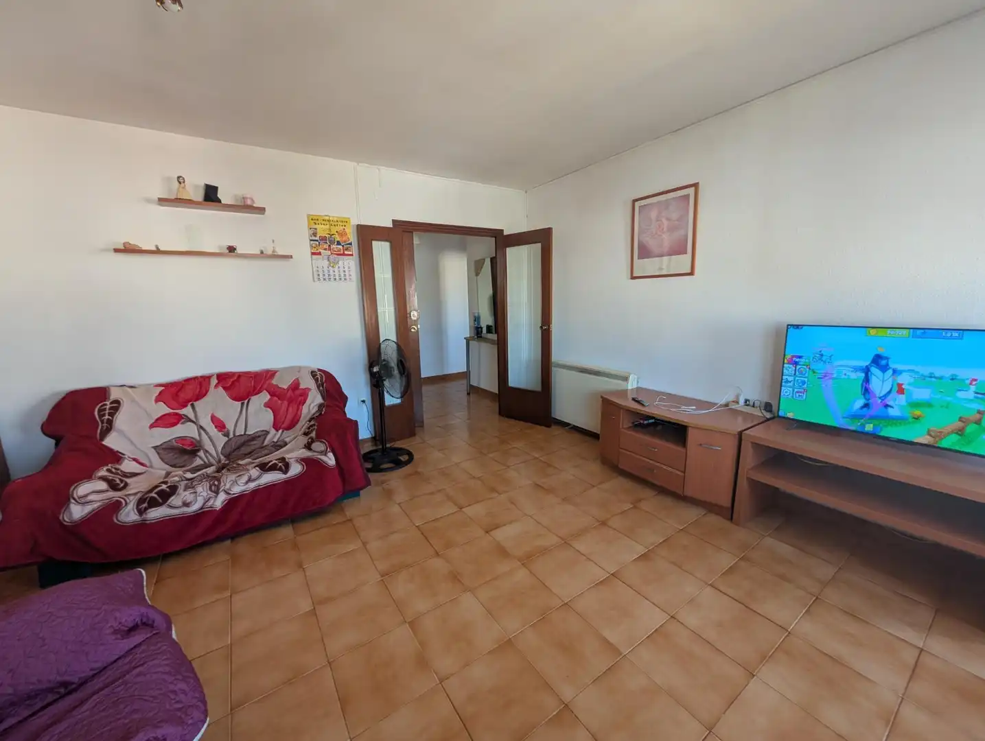 Sala de estar de Piso en venta en Alcanar con Terraza, Amueblado y Balcón