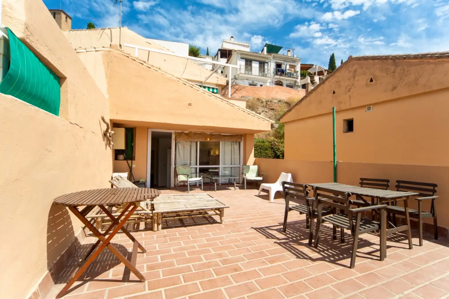 Terrassa de Apartament de lloguer en Granada amb Calefacció, Terrassa i Moblat