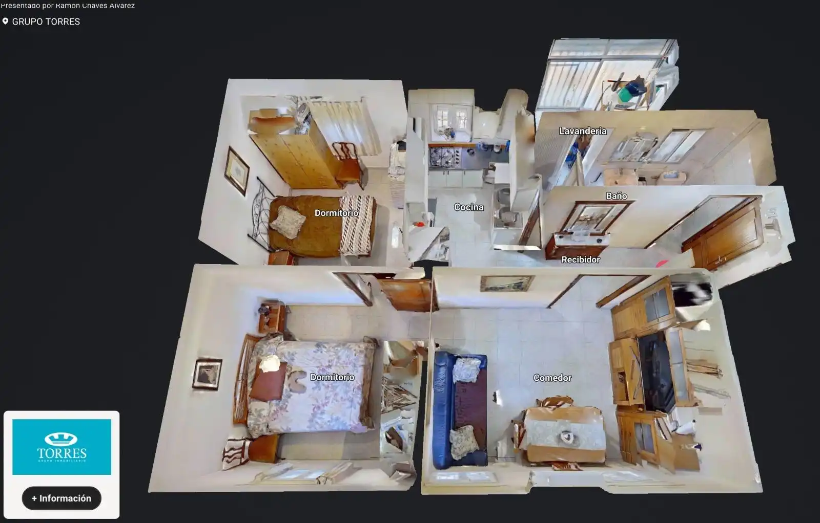 Bedroom of Flat for sale in Granada