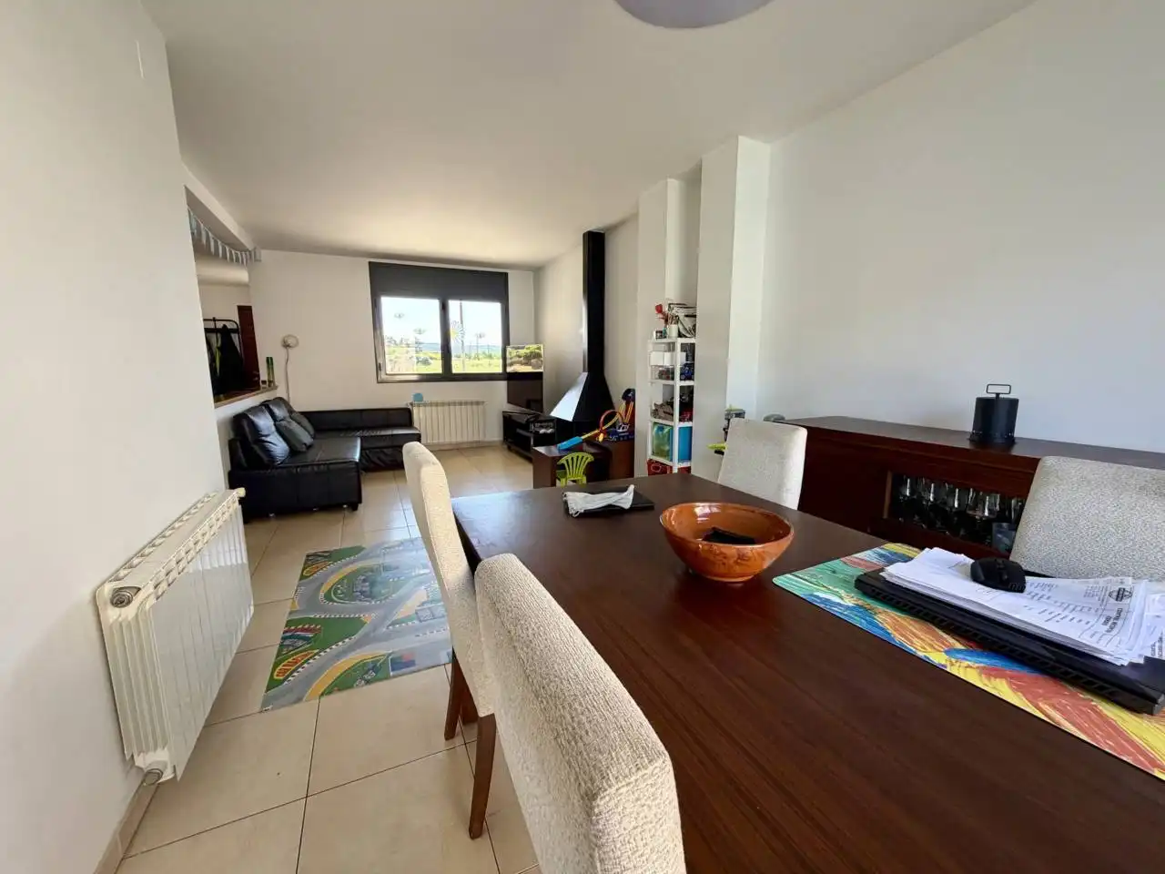 Sala de estar de Casa adosada en venta en Vidreres con Calefacción, Jardín privado y Terraza