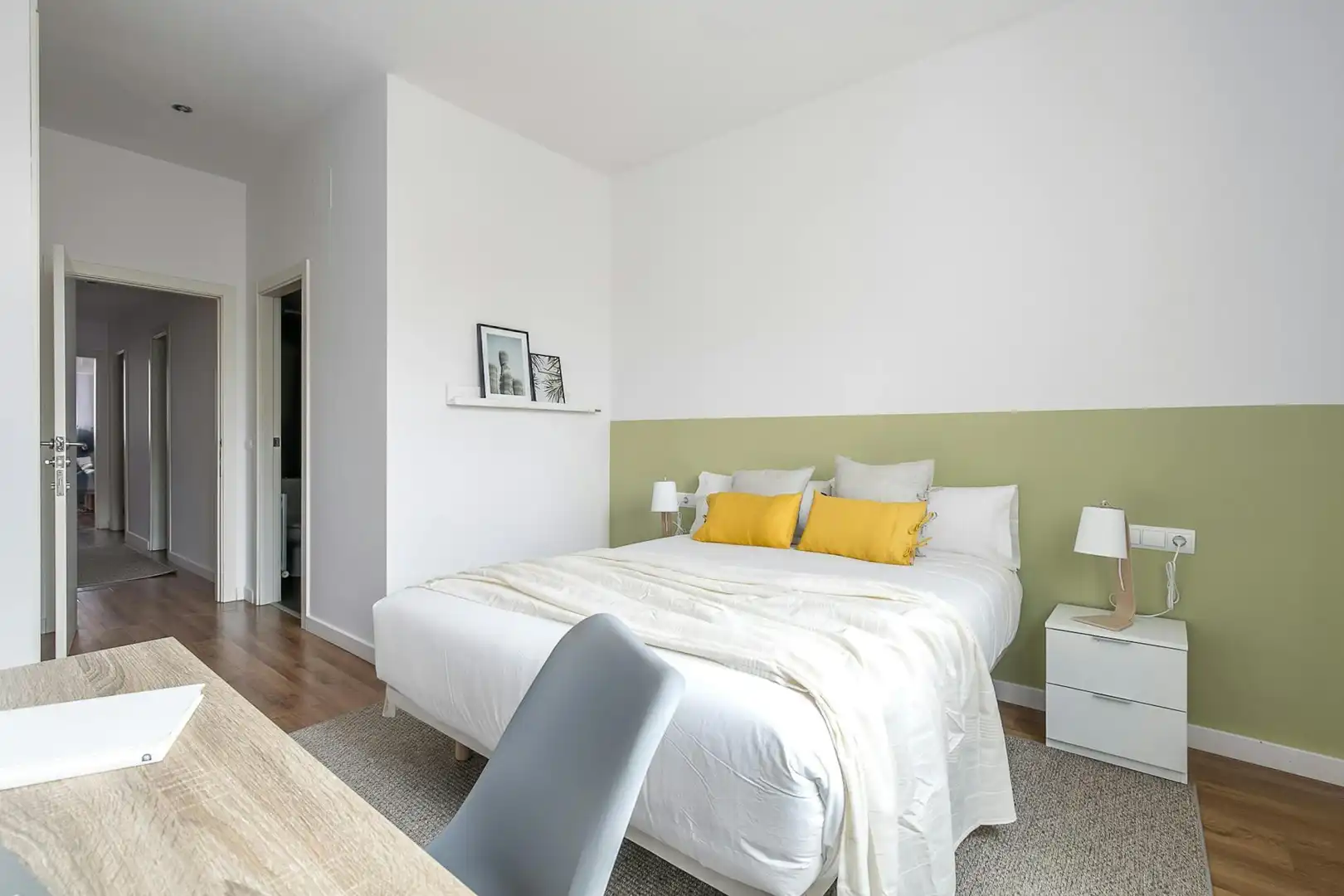 Habitación de Piso para compartir en  Barcelona Capital con Calefacción, Amueblado y Lavadora