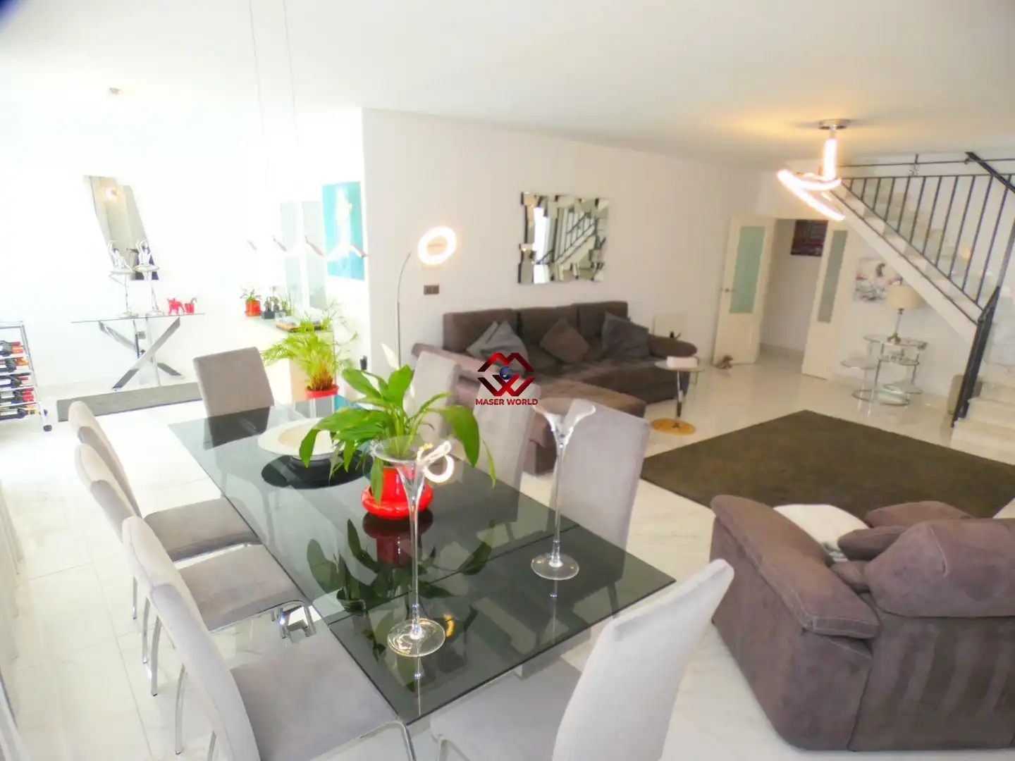 Sala d'estar de Casa o xalet en venda en Mazarrón amb Aire condicionat, Calefacció i Terrassa