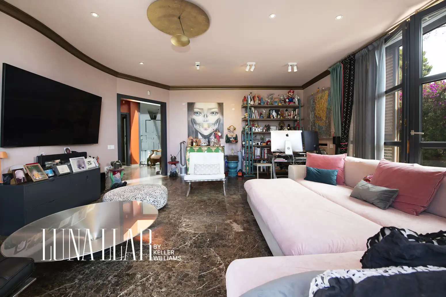 Wohnzimmer von Haus oder Chalet zum Verkauf in Castelldefels mit Terrasse und Schwimmbad