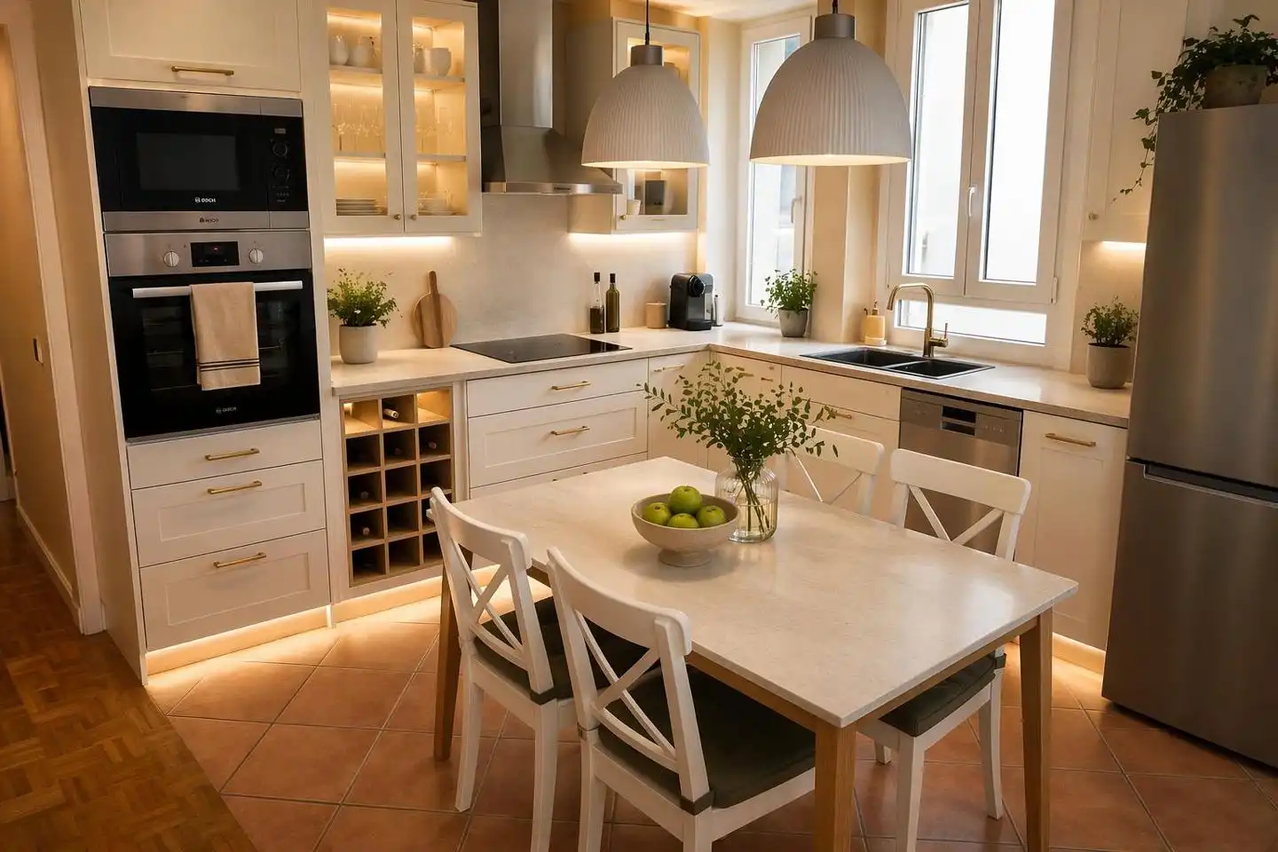 Cocina de Ático en venta en Madrid