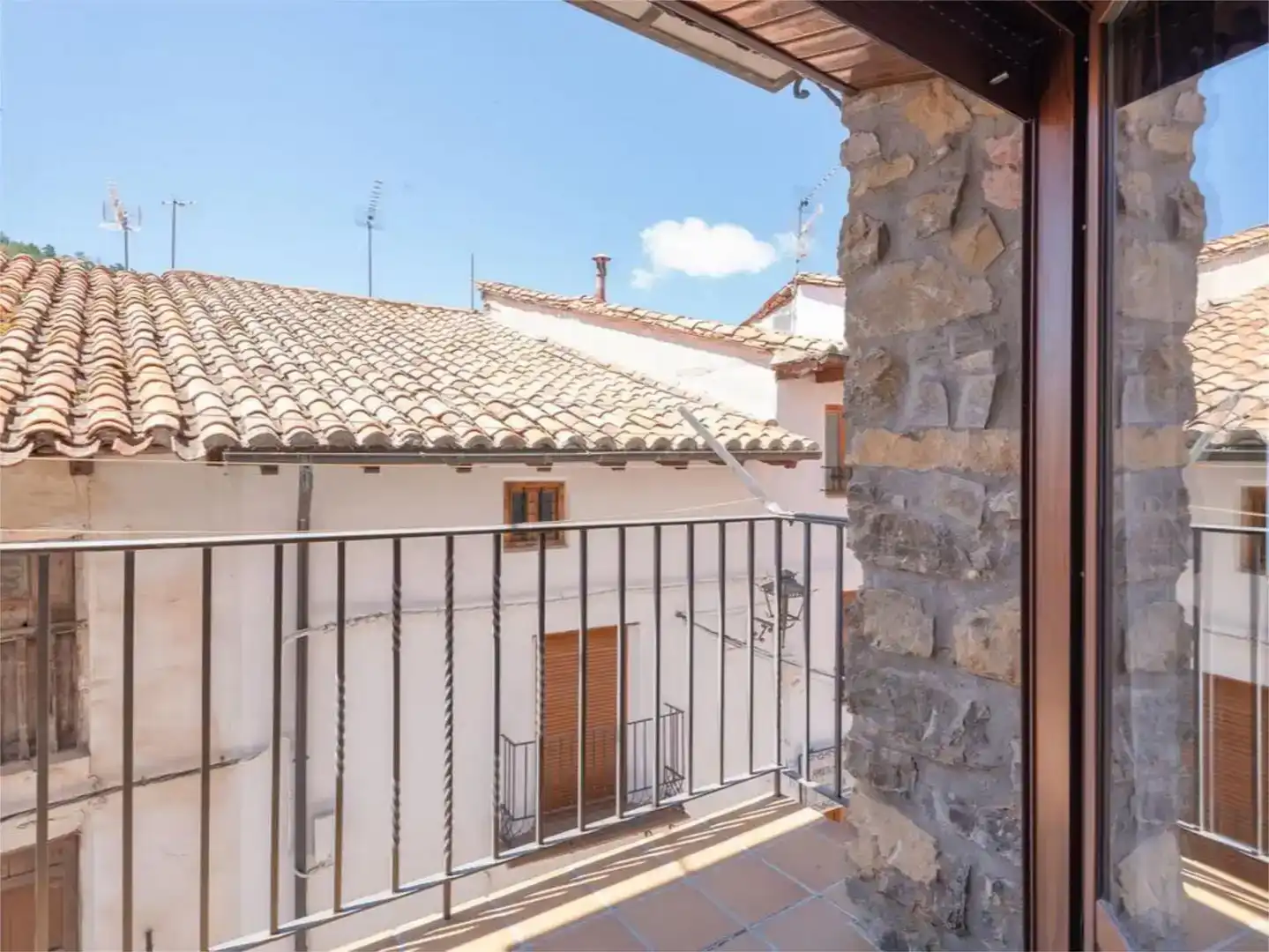Terrasse von Wohnung zur Miete in Huesa del Común