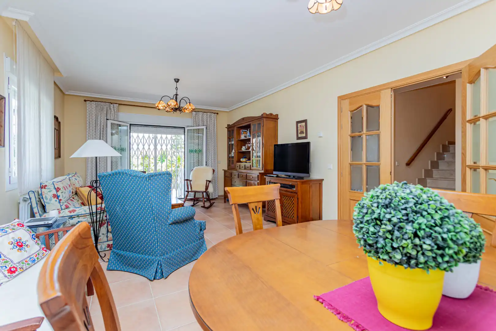 Living room of Detached homes for sale in Moralzarzal  with Heating, Furnished and Oven