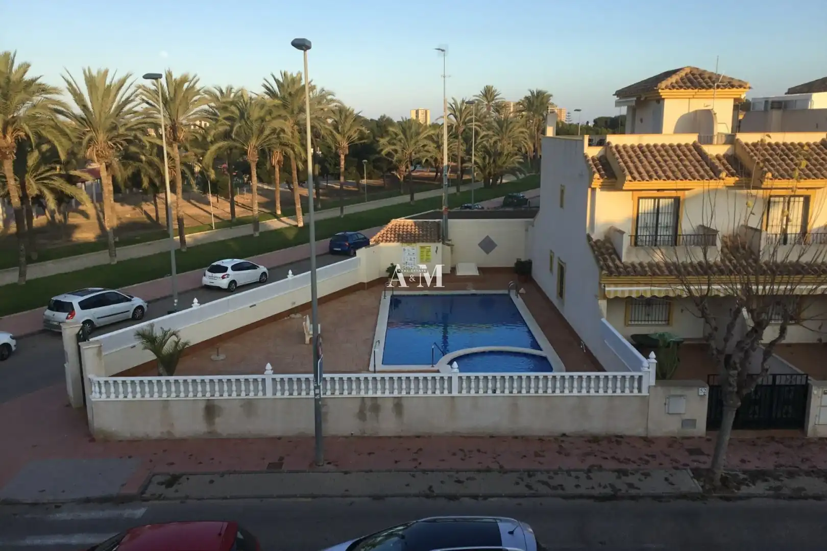 Piscina de Casa adosada de lloguer en San Javier amb Terrassa, Piscina i Moblat