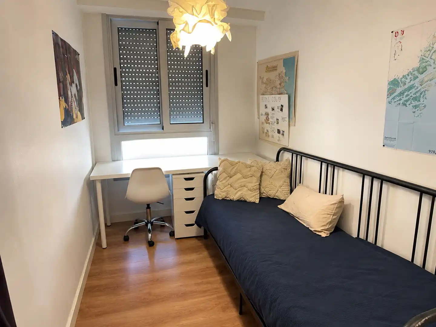 Schlafzimmer von Maisonette zum Verkauf in El Papiol mit Klimaanlage, Heizung und Parkett