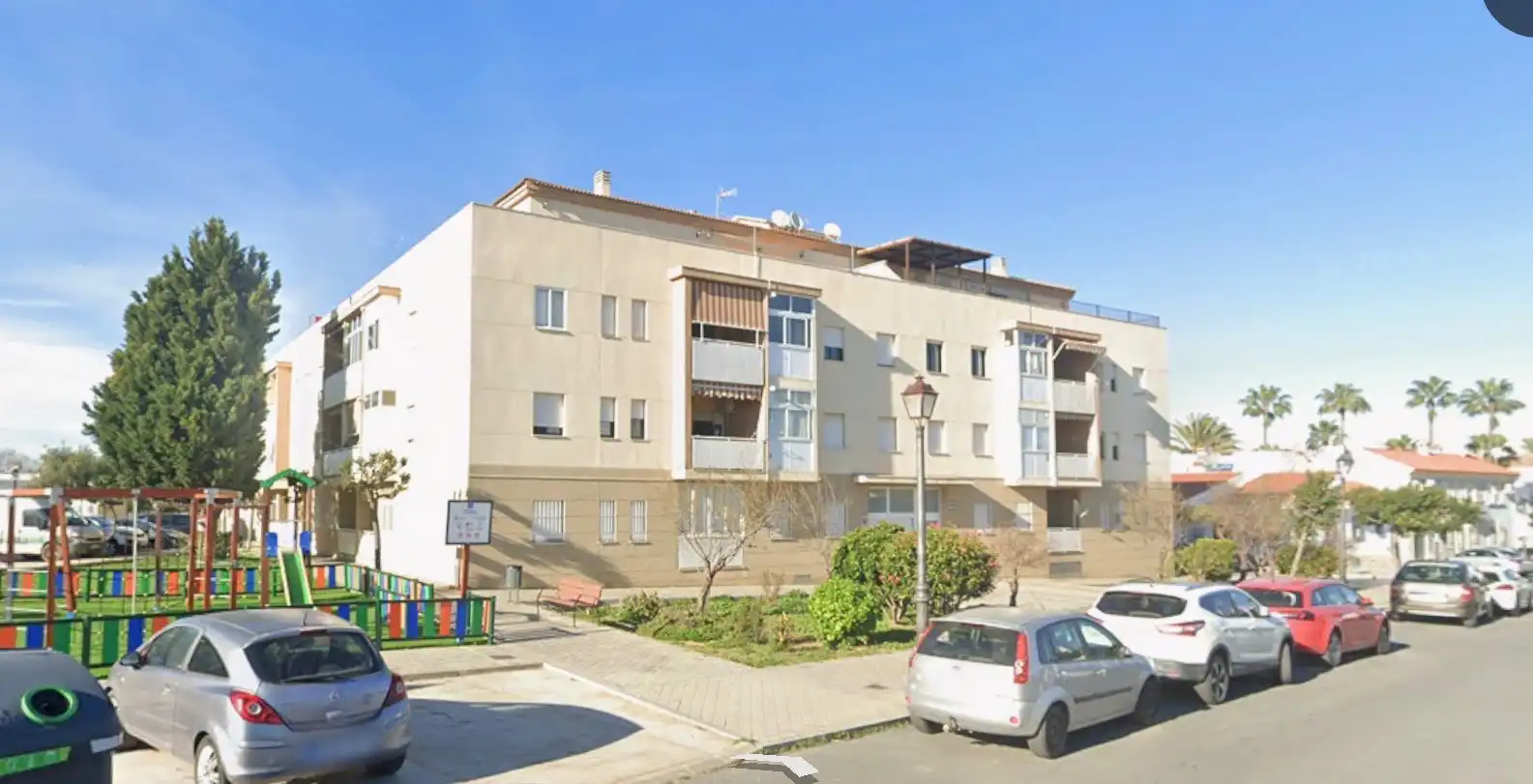 Exterior view of Flat for sale in Lepe  with Terrace, Furnished and Oven