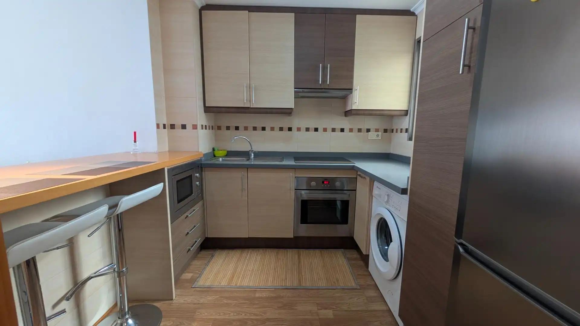 Kitchen of Flat for rent in Elche / Elx  with Air Conditioner, Terrace and Furnished