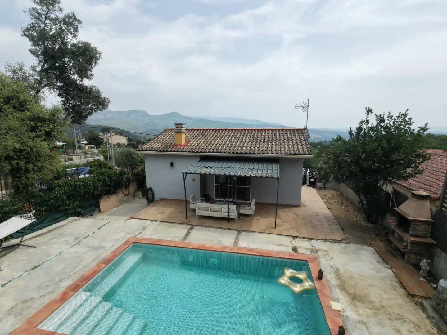 Piscina de Casa o xalet en venda en Bigues i Riells del Fai amb Aire condicionat, Calefacció i Jardí privat