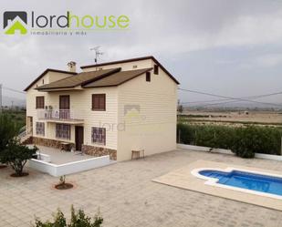 Vista exterior de Casa o xalet en venda en Lorca amb Aire condicionat, Calefacció i Jardí privat