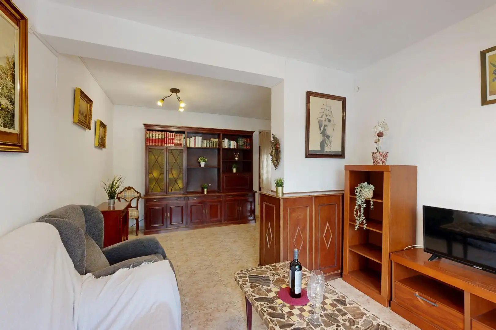 Wohnzimmer von Wohnung zum Verkauf in Cartagena mit Möbliert und Balkon
