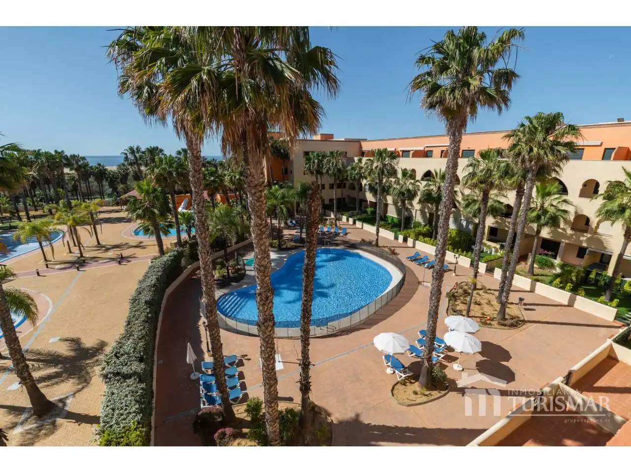 Swimming pool of Apartments for sale in Ayamonte  with Air Conditioner, Heating and Terrace