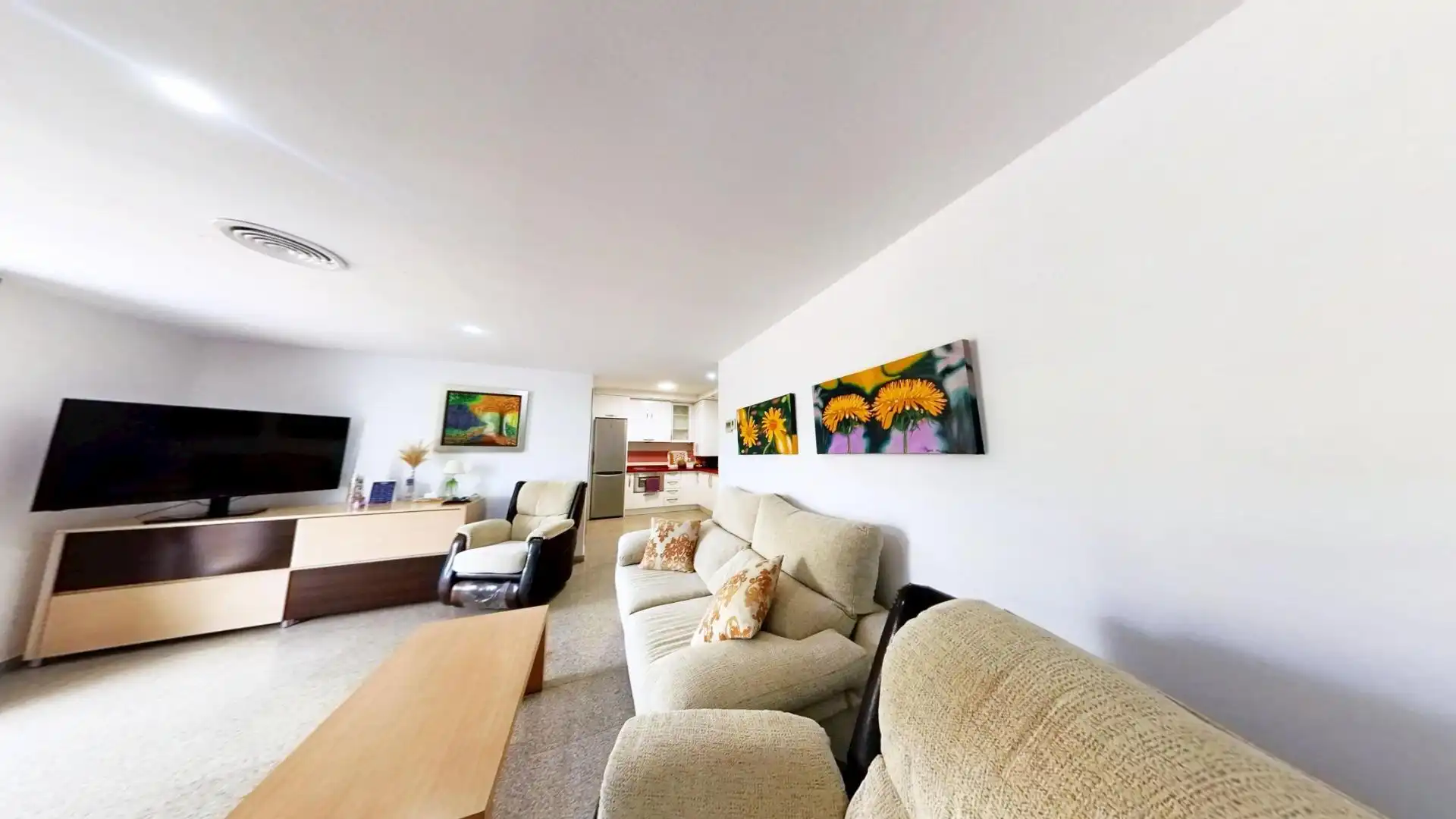 Living room of Flat for sale in Lújar  with Air Conditioner, Terrace and Balcony