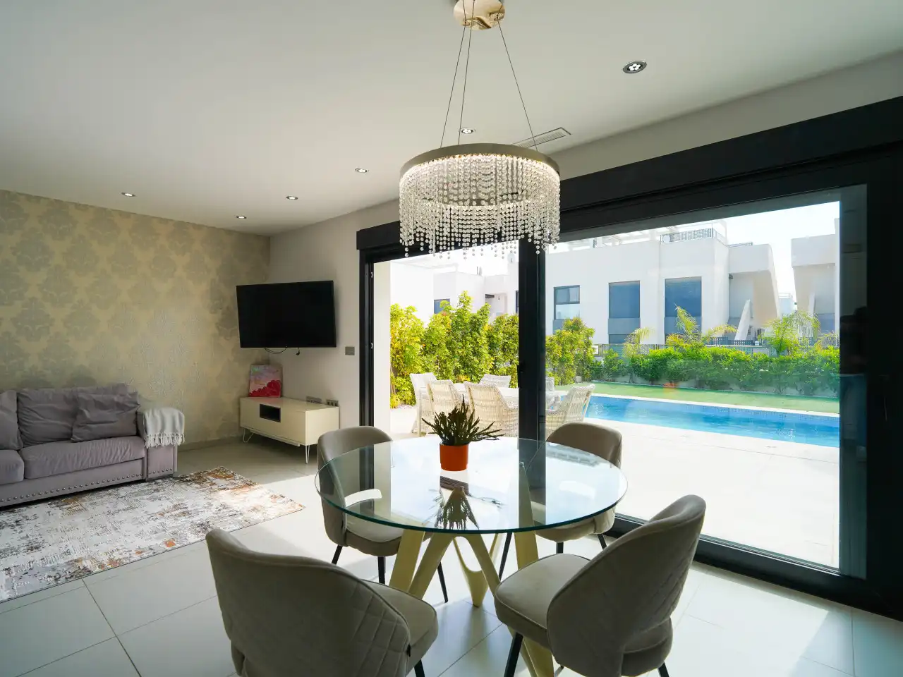 Dining room of Houses for sale in Rojales  with Air Conditioner, Heating and Private garden