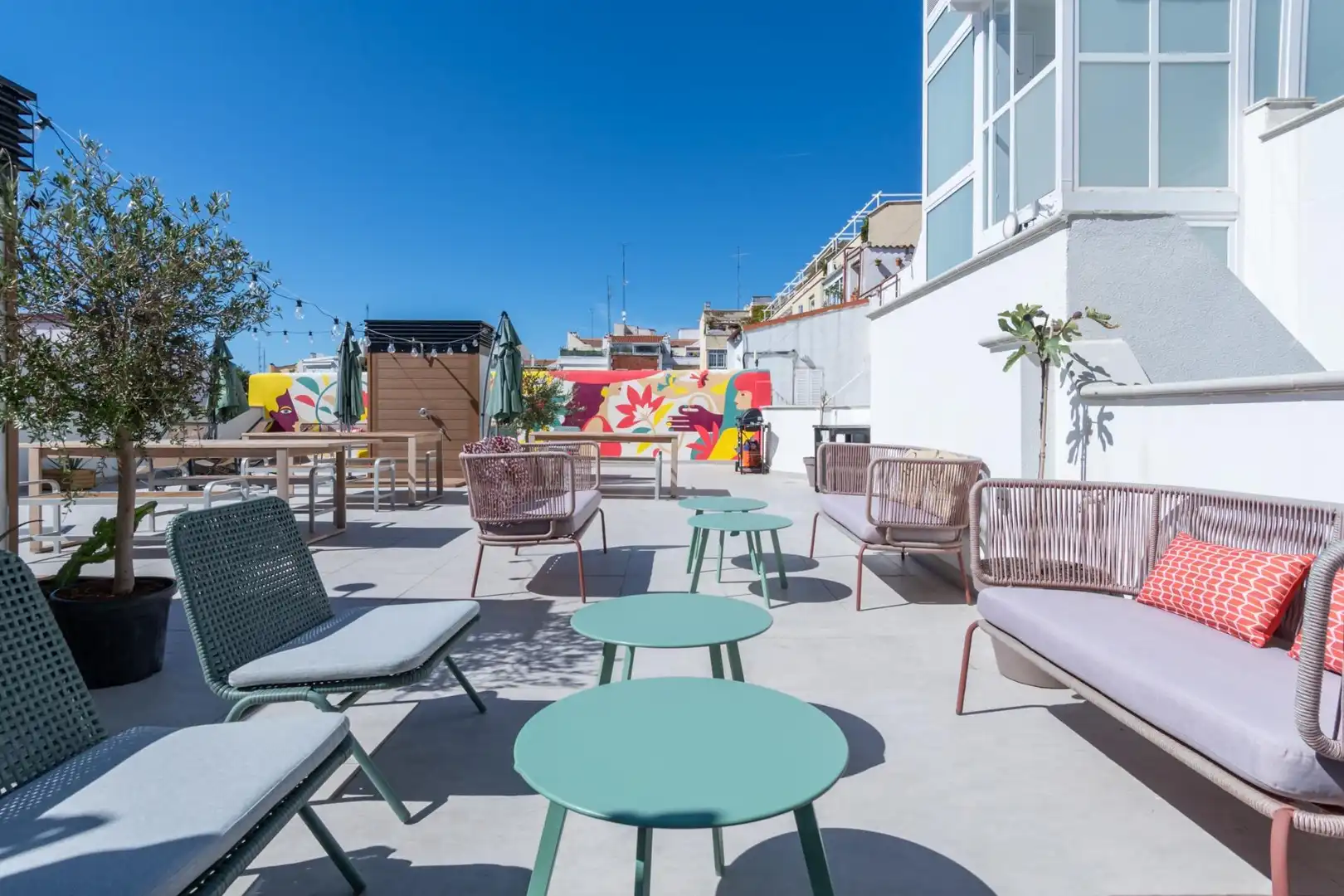 Terrasse von Wohnung zur Miete in Madrid mit Heizung, Terrasse und Möbliert