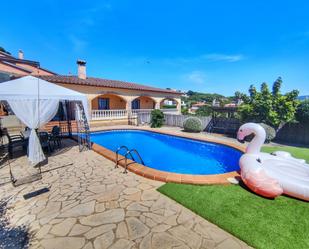 Swimming pool of House or chalet for sale in Lloret de Mar  with Heating, Terrace and Storage room
