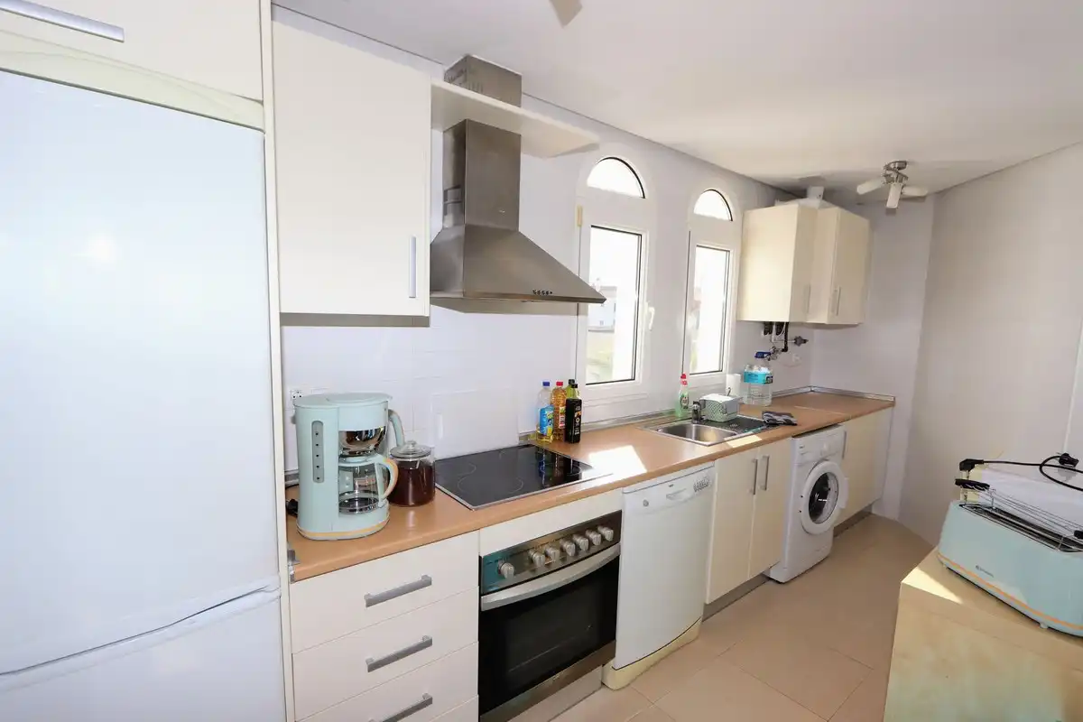Cocina de Apartamento en venta en Torre-Pacheco con Aire acondicionado, Terraza y Piscina comunitaria