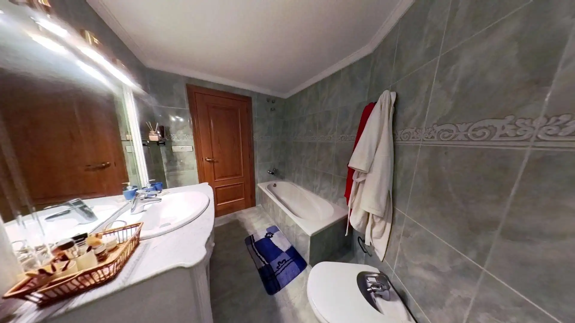 Bathroom of Flat for sale in Sagunto / Sagunt  with Heating, Furnished and Balcony