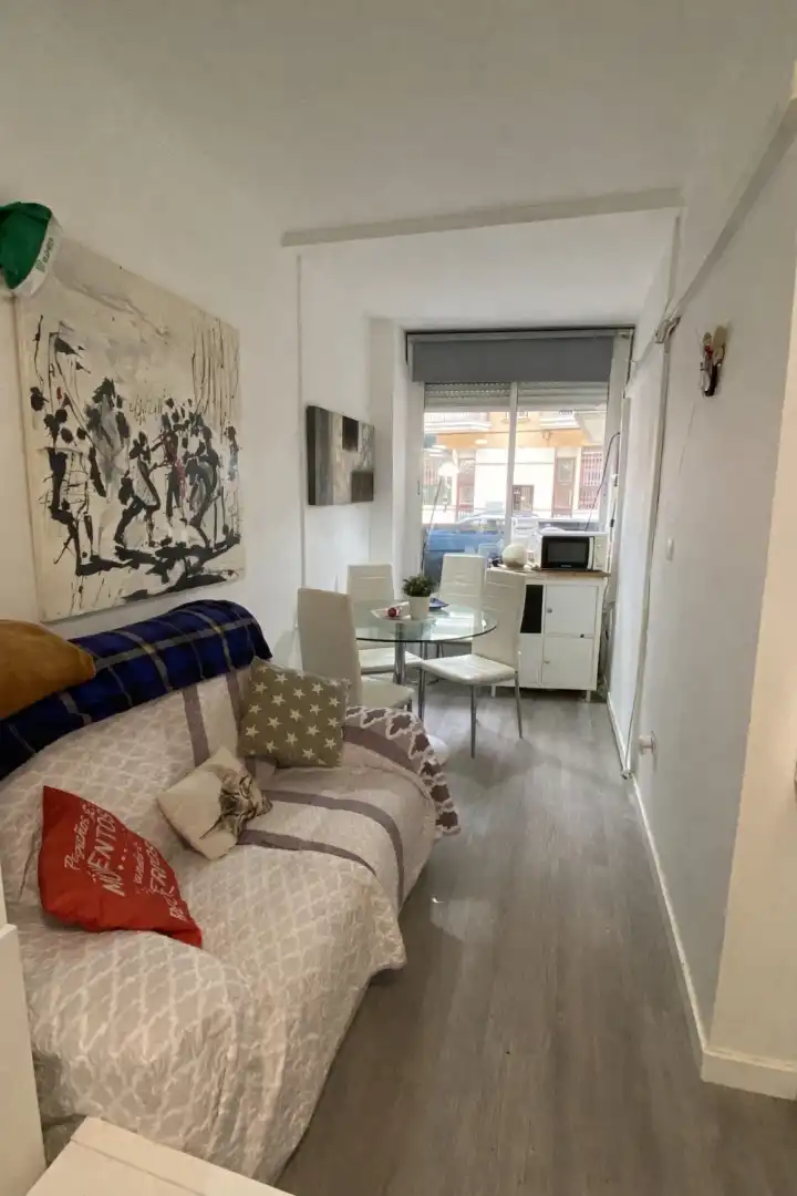 Sala d'estar de Pis en venda en Elche / Elx amb Aire condicionat, Parquet i Traster