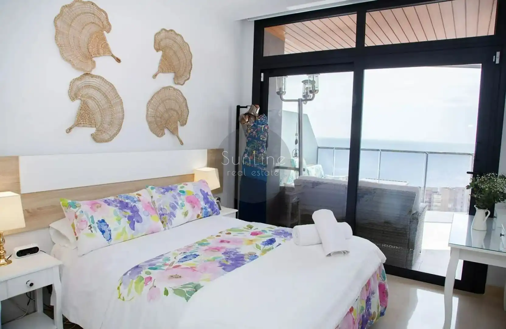Schlafzimmer von Wohnung zum Verkauf in Benidorm mit Möbliert, Balkon und Whirlpool