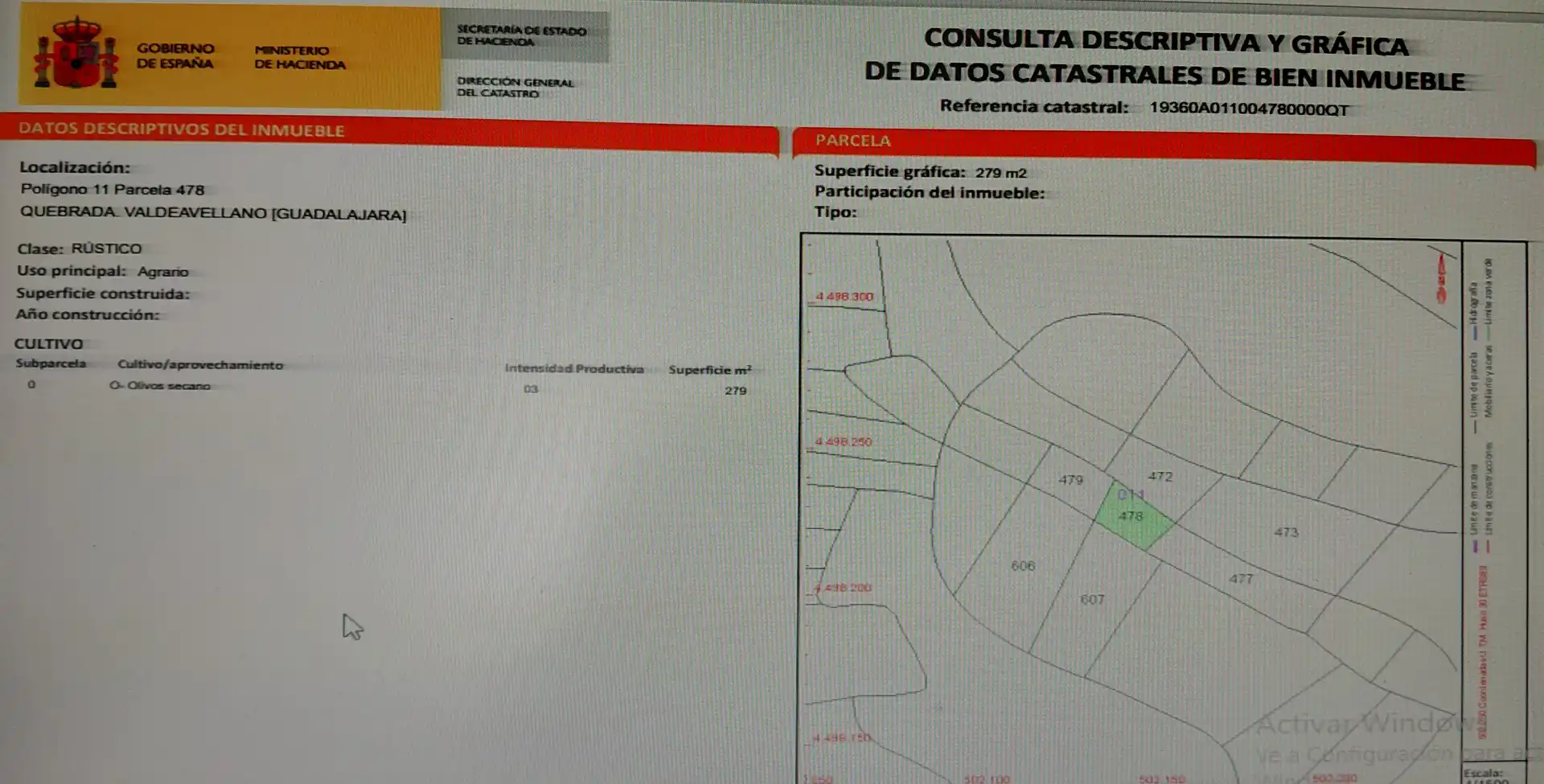 Terreno en venta en Valdeavellano