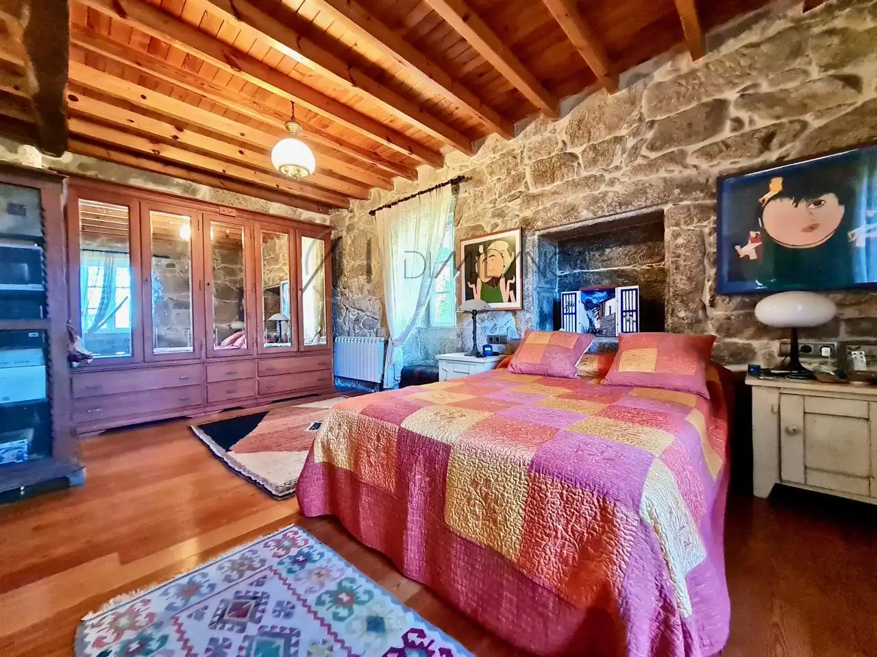 Schlafzimmer von Country house zum Verkauf in Gondomar mit Heizung, Privatgarten und Terrasse