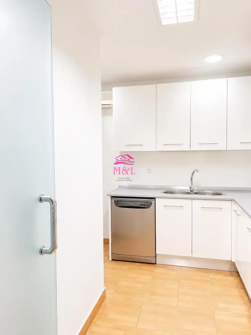 Cocina de Apartamento de alquiler en Mérida con Aire acondicionado, Terraza y Amueblado
