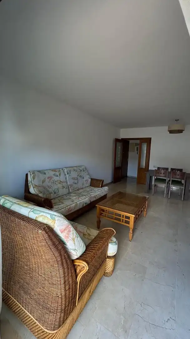 Living room of Flat for rent in Algeciras  with Air Conditioner, Furnished and Pets allowed