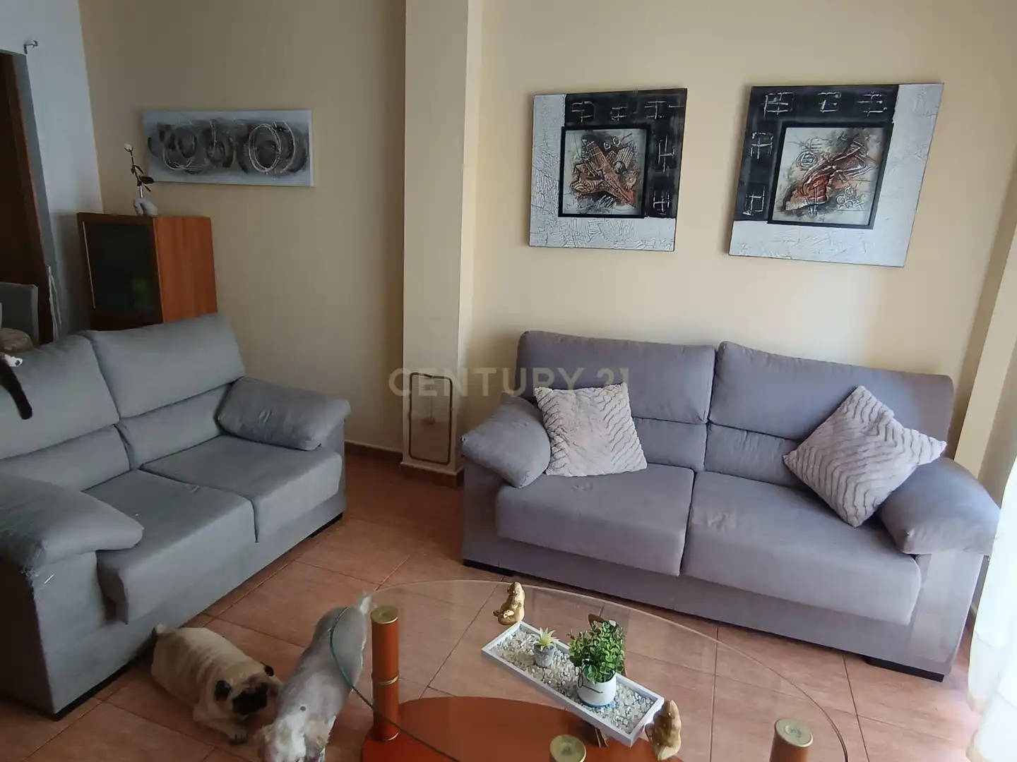 Sala d'estar de Apartament en venda en Calpe / Calp amb Traster i Balcó