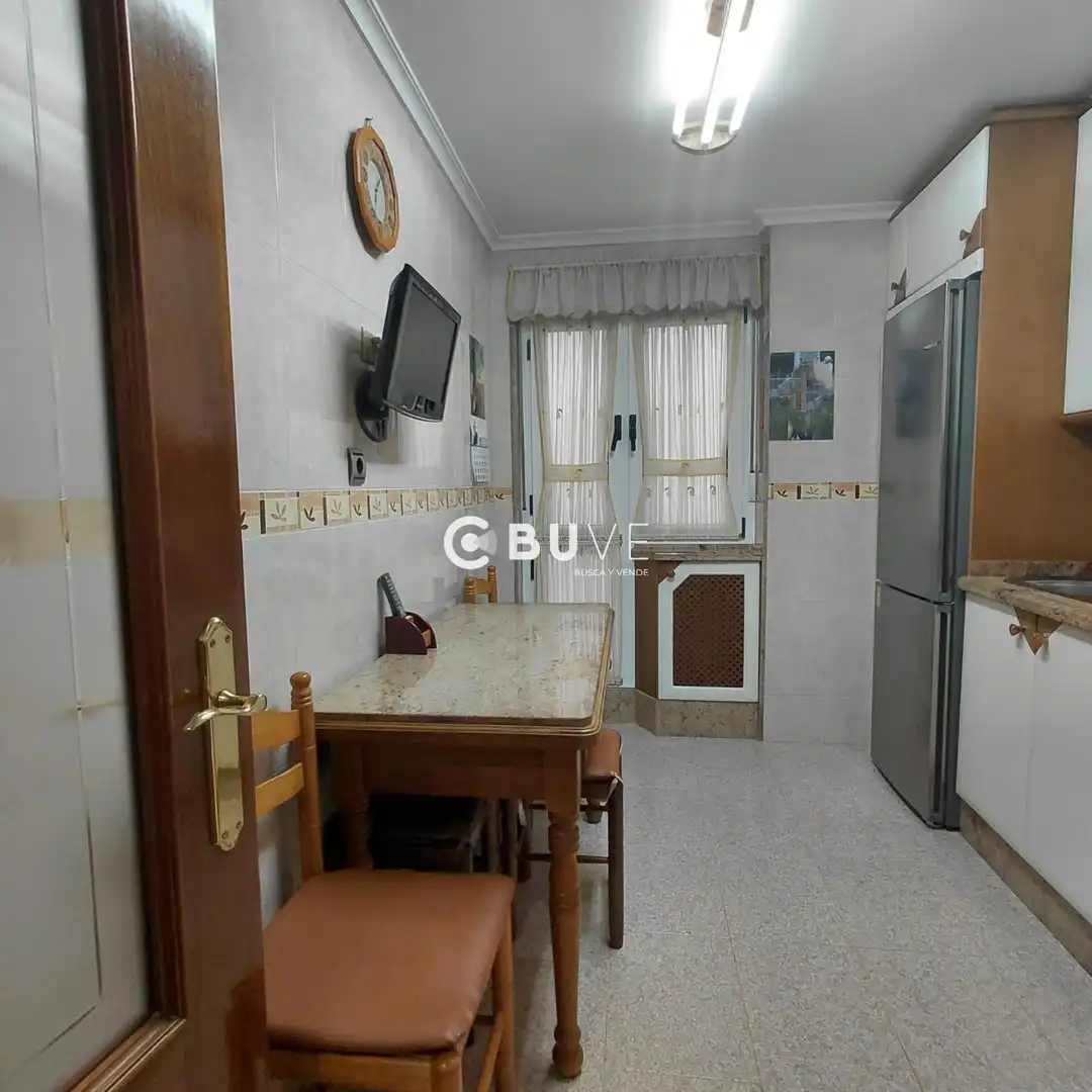 Kitchen of Flat for sale in Langreo  with Heating, Terrace and Storage room