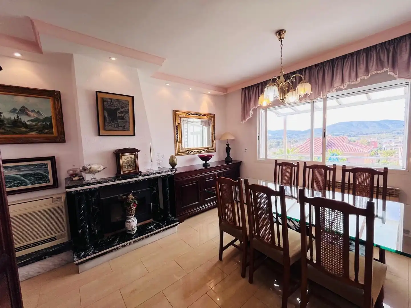 Dining room of Houses for sale in Sant Pere de Ribes  with Air Conditioner, Heating and Swimming Pool