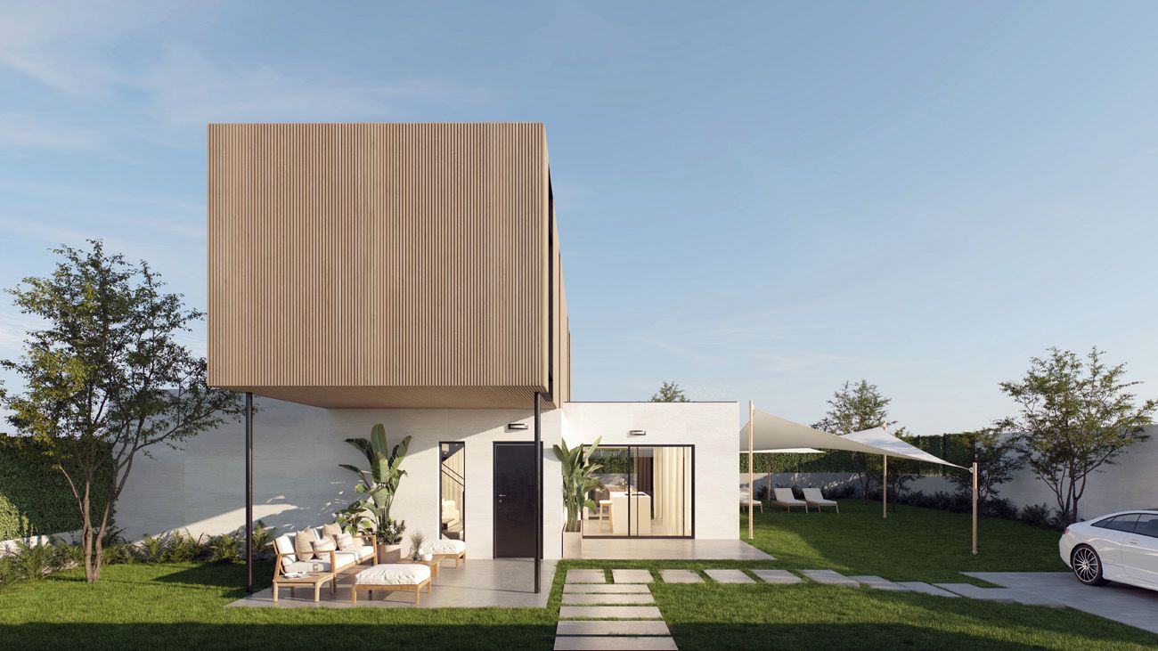 Vista exterior de Casa o chalet en venta en Sanxenxo con Terraza, Piscina y Balcón