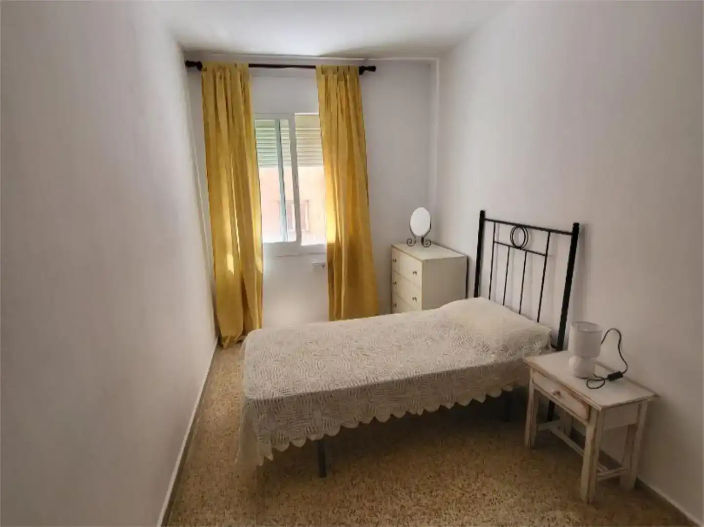 Schlafzimmer von Wohnung zur Miete in  Palma de Mallorca mit Balkon
