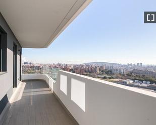 Terrace of Flat to rent in L'Hospitalet de Llobregat  with Air Conditioner, Heating and Furnished