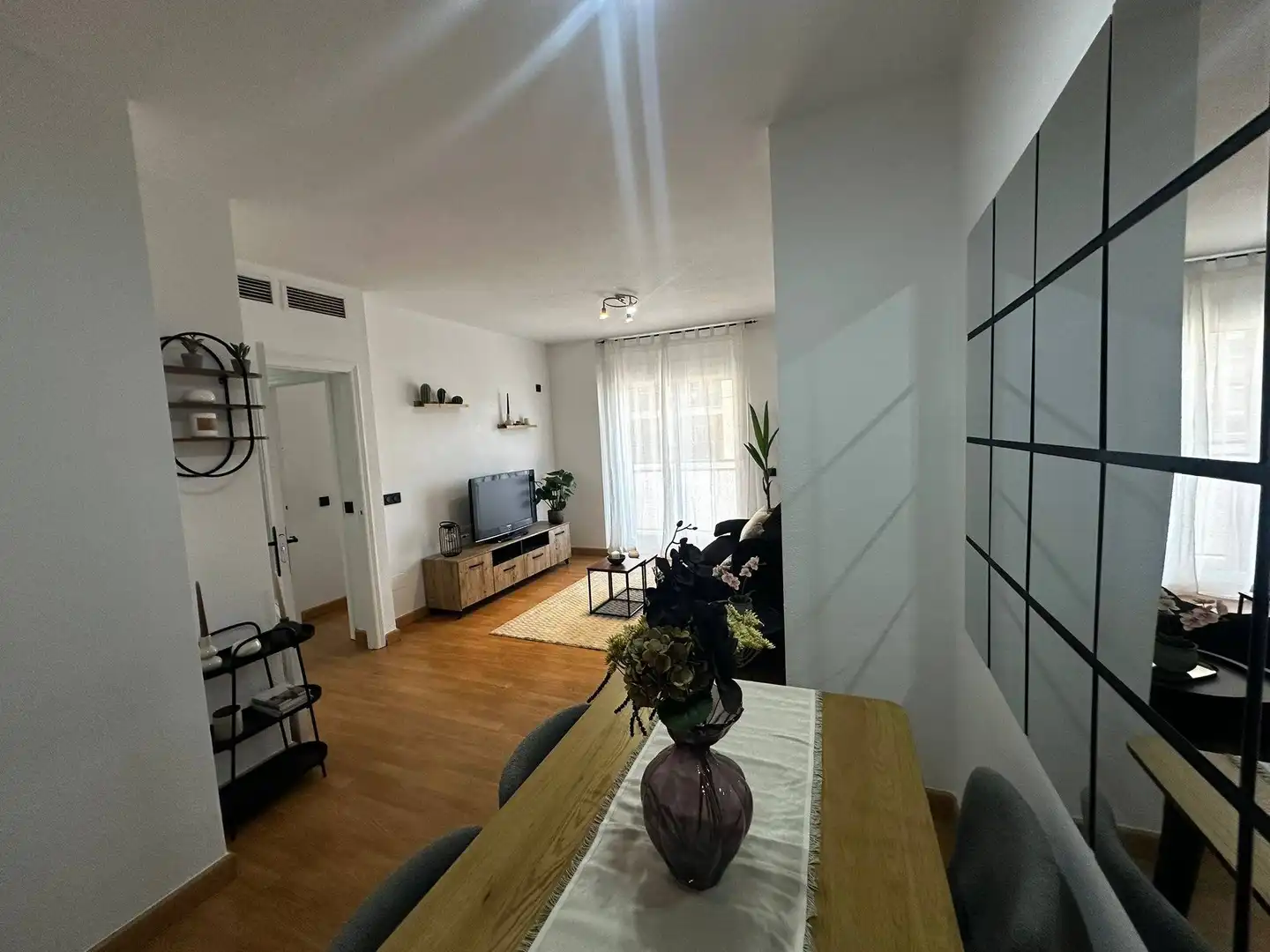 Wohnzimmer von Wohnungen zum Verkauf in Murcia mit Klimaanlage, Abstellraum und Möbliert