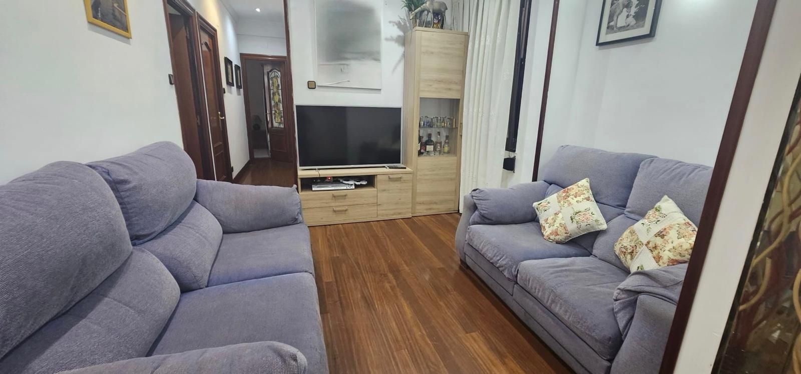 Living room of Flat for sale in Bilbao   with Heating and Terrace