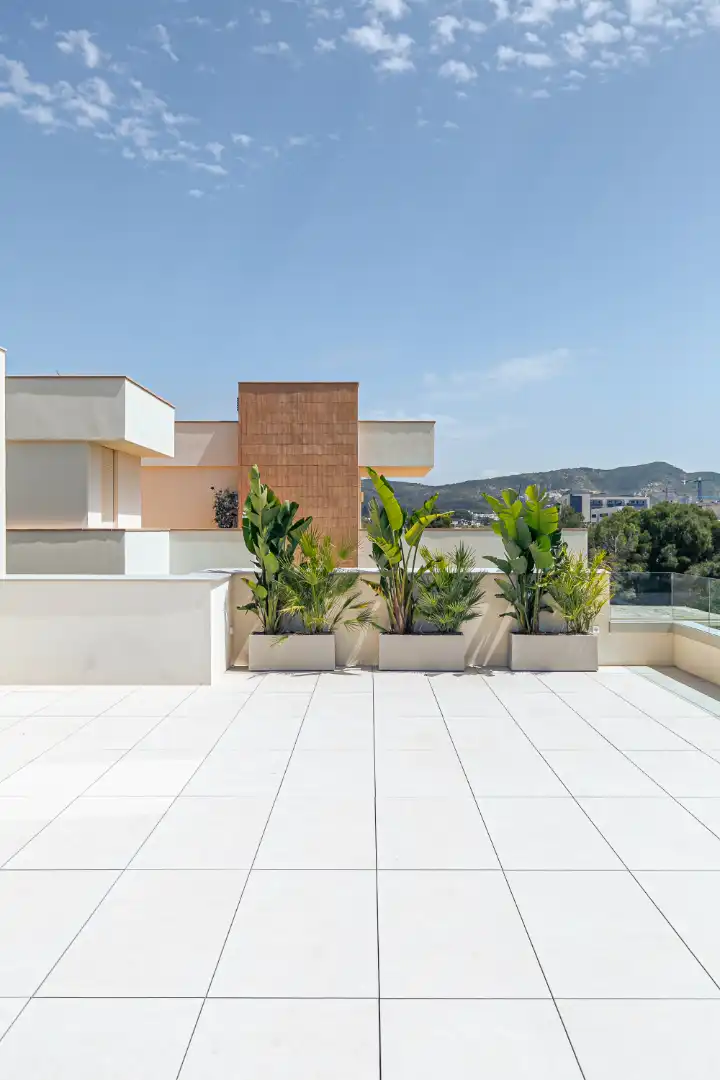 Terrasse von Haus oder Chalet zum Verkauf in Sitges mit Klimaanlage, Heizung und Privatgarten