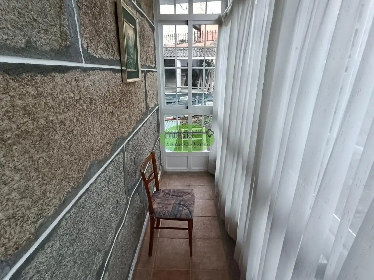 Terrassa de Casa adosada en venda en Ourense Capital  amb Calefacció, Jardí privat i Terrassa