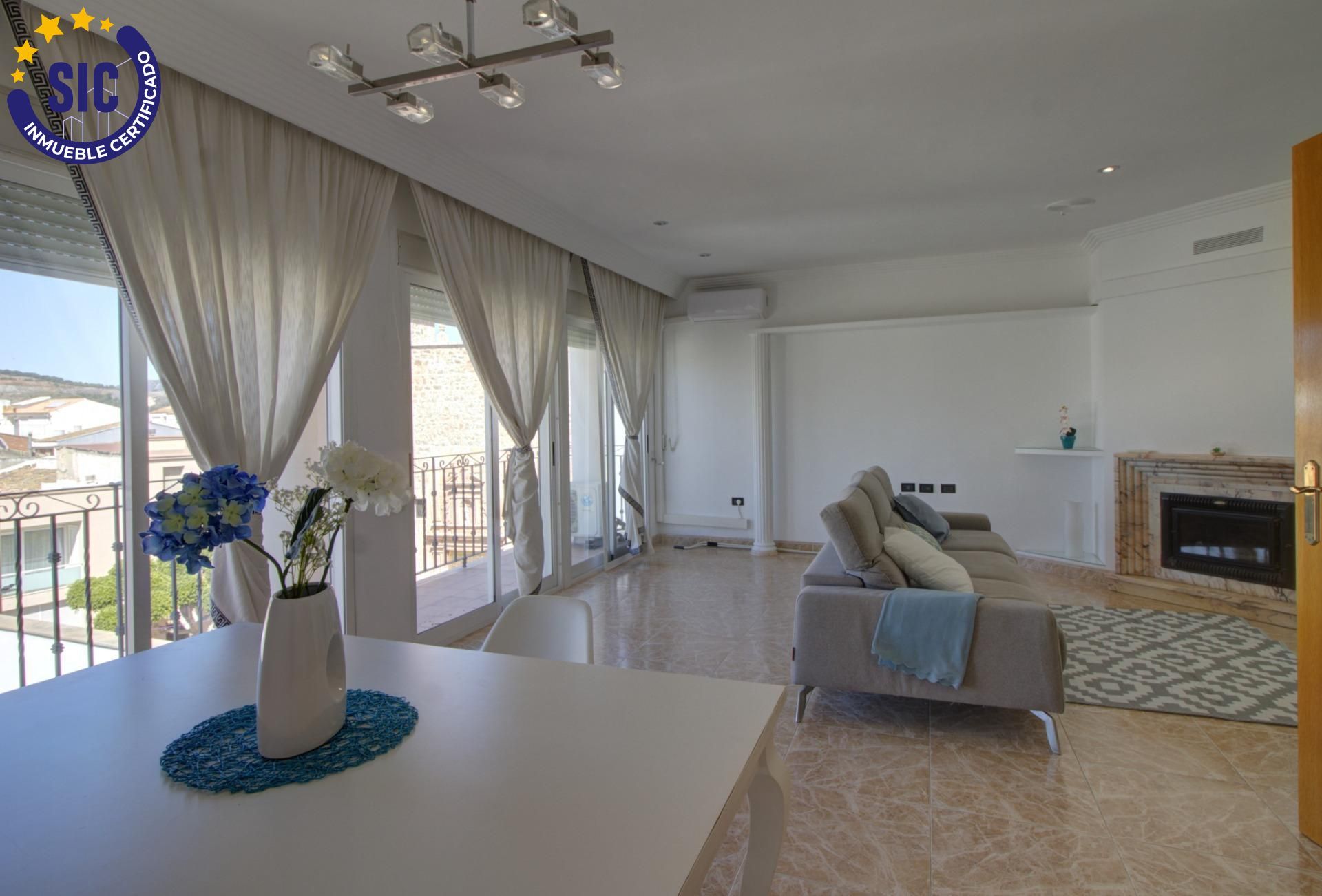 Living room of Flat for sale in Chilches / Xilxes  with Air Conditioner, Heating and Balcony
